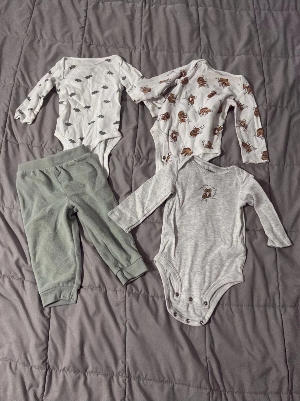 20 Piece 12 Month Mixed Brand Baby Boy Winter Bundle Lot